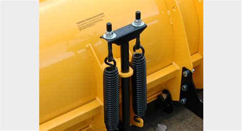 skid steer snow plow trip springs|how to adjust your trip springs .